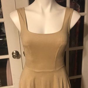 Tan tank stle dress NWOT
